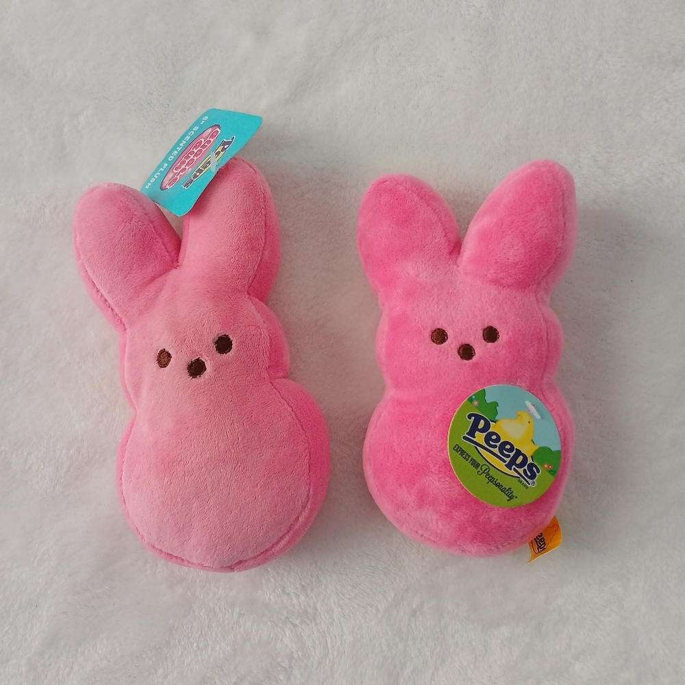 Peeps, Easter Bunny Plushies Set of 2